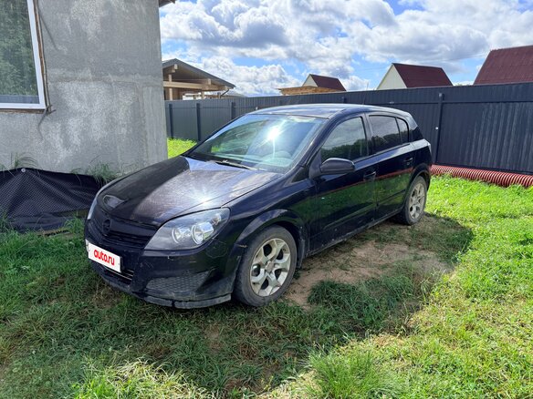 2007 Opel Astra H, чёрный, 285000 рублей