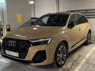 2024 Audi Q7 45 TFSI II (4M) Рестайлинг 2, жёлтый, 8300000 рублей, вид 2
