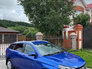2020 Lada (ВАЗ) Vesta SW I, синий, 910000 рублей, вид 2