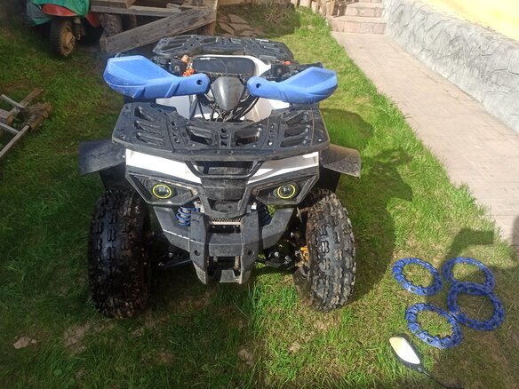 2023 Stels ATV-110, белый, 85000 рублей - вид 9