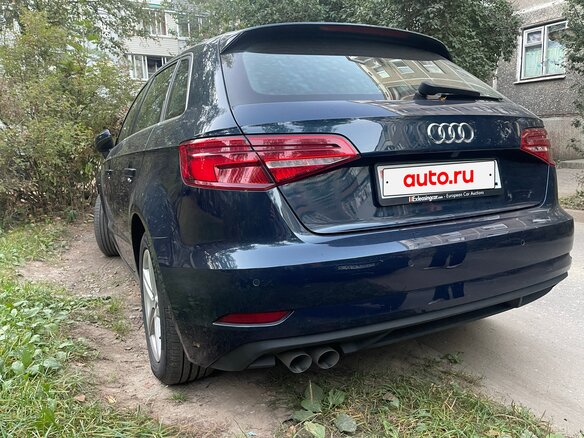 2019 Audi A3 III (8V) Рестайлинг, синий, 2600000 рублей - вид 3