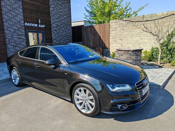 2012 Audi A7 I (4G), чёрный