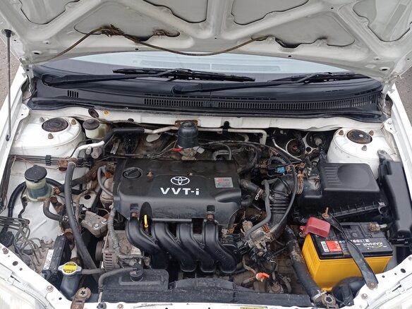 2005 Toyota Corolla Fielder IX (E120, E130) Рестайлинг, белый, 590000 рублей - вид 12