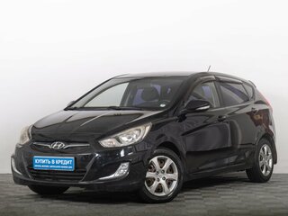 2011 Hyundai Solaris I, чёрный, 769000 рублей, вид 2