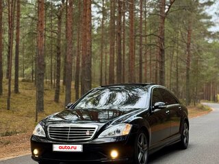 2006 Mercedes-Benz S-Класс 500 Long V (W221), чёрный, 1350000 рублей, вид 1