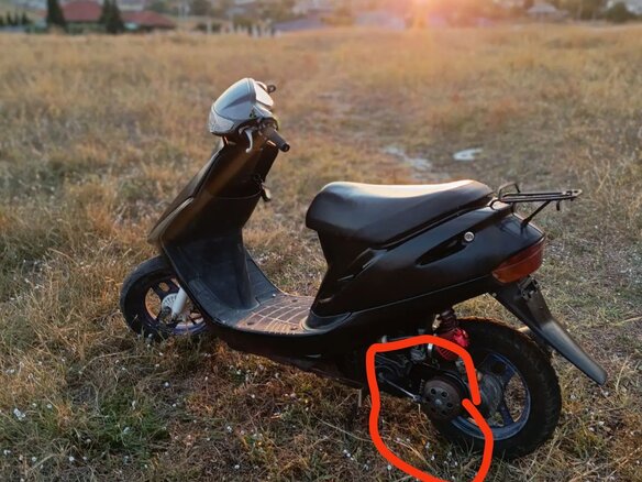 2000 Honda Dio, чёрный, 28000 рублей - вид 5