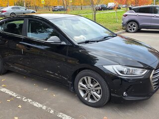 2017 Hyundai Elantra VI (AD), чёрный, 1485000 рублей, вид 2