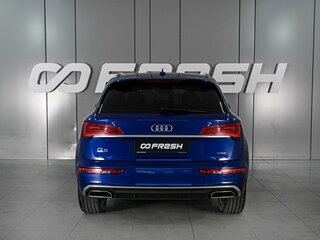 2021 Audi Q5 45 TFSI II (FY) Рестайлинг, синий, 4575000 рублей, вид 4
