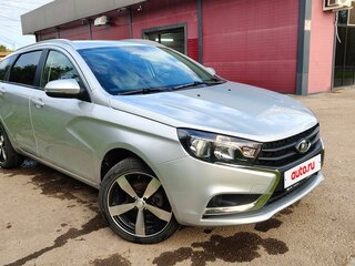 2021 Lada (ВАЗ) Vesta SW I, серый, 1350000 рублей, вид 2