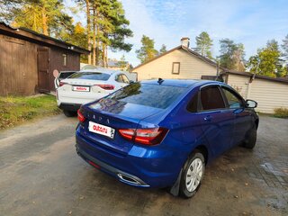 2025 Lada (ВАЗ) Vesta I Рестайлинг (NG), синий, 1400000 рублей, вид 4