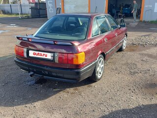 1991 Audi 80 IV (B3), пурпурный, 180000 рублей, вид 3