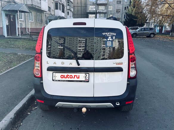 2019 Lada (ВАЗ) Largus Cross I, белый, 990000 рублей - вид 2