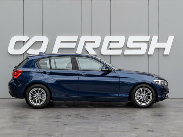 2018 BMW 1 серии 118i II (F20/F21) Рестайлинг 2, синий, 1650000 рублей - вид 4