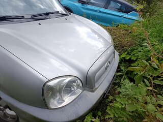 2005 Hyundai Santa Fe I, серебристый, 500000 рублей, вид 2