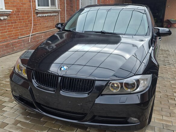 2007 BMW 3 серии 318i V (E90/E91/E92/E93), чёрный, 750000 рублей - вид 2