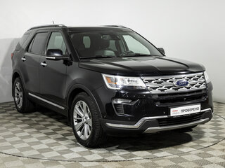 2019 Ford Explorer V Рестайлинг 2, чёрный, 2599777 рублей, вид 3