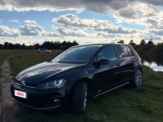 2014 Volkswagen Golf VII, чёрный, 1250000 рублей, вид 2