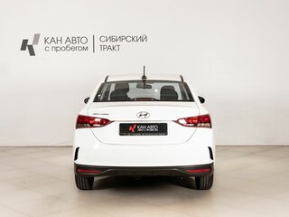2021 Hyundai Solaris II Рестайлинг, белый, 1612300 рублей, вид 4