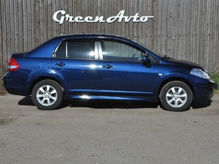 2011 Nissan Tiida I Рестайлинг, синий, 695000 рублей, вид 4