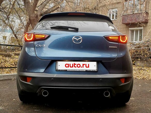 2020 Mazda CX-3 I Рестайлинг, голубой, 1875000 рублей - вид 2