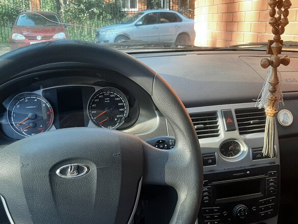 2013 Lada (ВАЗ) Priora I, белый - вид 3