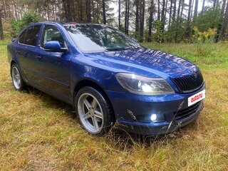 2010 Skoda Octavia II (A5) Рестайлинг, синий, 535000 рублей, вид 4