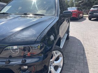 2004 BMW X5 4.4i I (E53) Рестайлинг, чёрный, 950000 рублей, вид 3