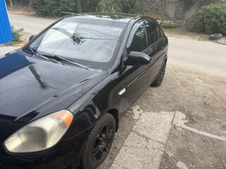 2007 Hyundai Verna II, чёрный, 470000 рублей, вид 5