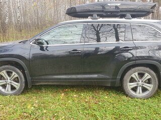 2014 Toyota Highlander III (XU50), чёрный, 2850000 рублей, вид 3