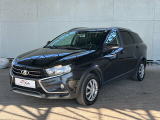 2019 Lada (ВАЗ) Vesta SW Cross I, чёрный, 850000 рублей, вид 4