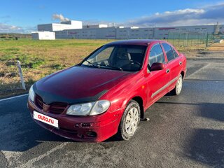 2001 Nissan Almera II (N16), красный, 155000 рублей, вид 2