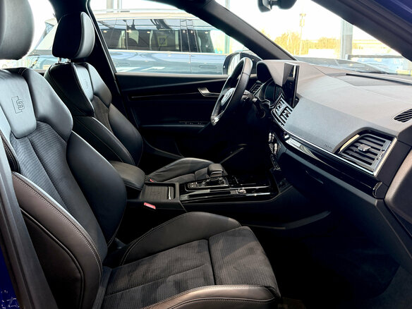 2021 Audi Q5 45 TFSI II (FY) Рестайлинг, синий - вид 27