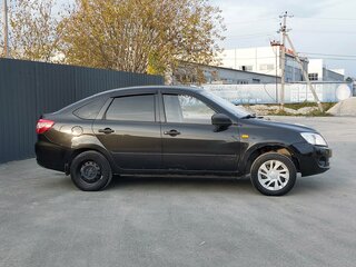 2015 Lada (ВАЗ) Granta I, чёрный, 439000 рублей, вид 4