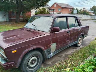 2005 Lada (ВАЗ) 2107, пурпурный, 90000 рублей, вид 4