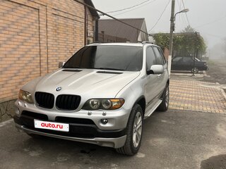 2004 BMW X5 4.4i I (E53) Рестайлинг, серебристый, 1000000 рублей, вид 2