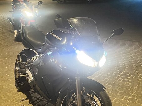 2009 Kawasaki ER-6F (Ninja 650R), чёрный, 369000 рублей, вид 4