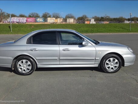 2006 Hyundai Sonata ТагАЗ IV (EF) Рестайлинг, серебристый, 600000 рублей, вид 3