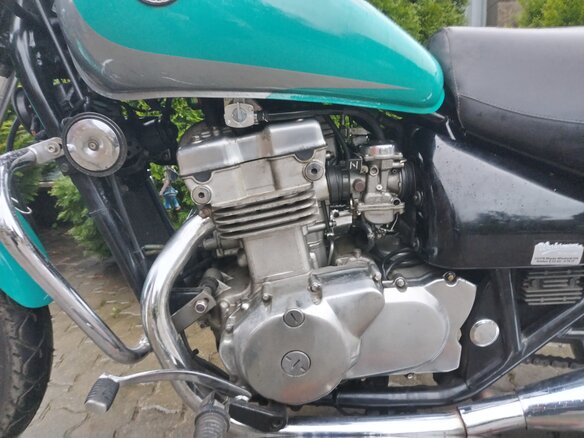 1999 Kawasaki EN500 Vulcan, зелёный, 299000 рублей - вид 15