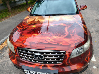 2007 Infiniti FX35 I (S50) Рестайлинг, оранжевый, 1100000 рублей, вид 1