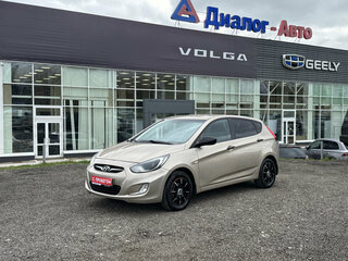 2011 Hyundai Solaris I, бежевый, 595000 рублей, вид 1