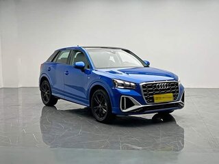 2022 Audi Q2 L 35 TFSI I Рестайлинг, синий, 1660000 рублей, вид 3