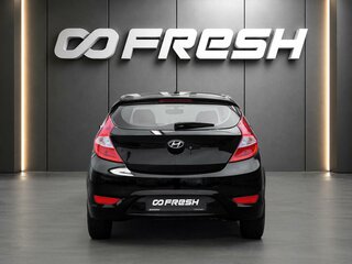 2011 Hyundai Solaris I, чёрный, 799000 рублей, вид 4