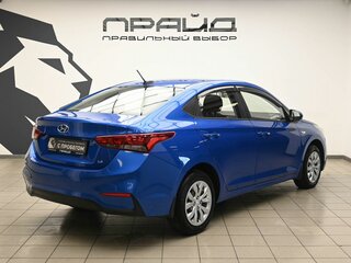 2018 Hyundai Solaris II, синий, 1440000 рублей, вид 3
