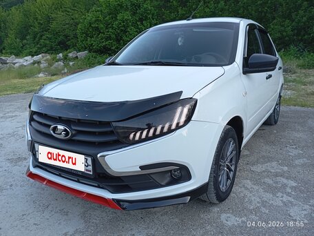 2018 Lada (ВАЗ) Granta I Рестайлинг, белый, 480000 рублей, вид 4