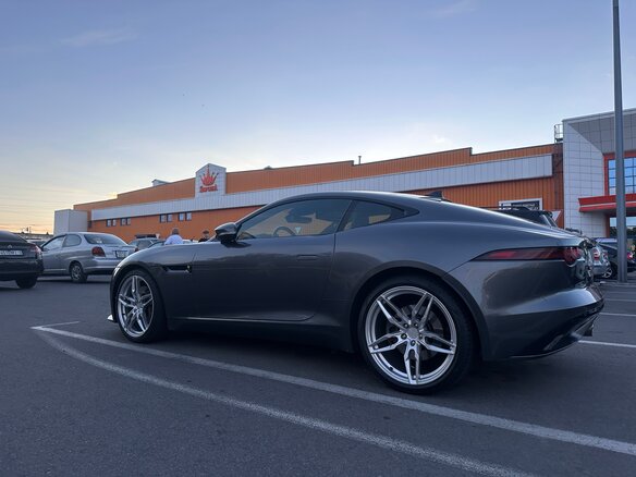 2018 Jaguar F-Type I Рестайлинг, серый - вид 8