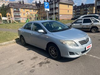 2008 Toyota Corolla X (E140, E150), голубой, 550000 рублей, вид 2