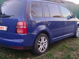 2007 Volkswagen Touran I Рестайлинг, синий, 850000 рублей, вид 5