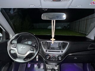 2017 Hyundai Solaris II, белый, 996600 рублей, вид 4