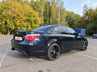 2008 BMW 5 серии 525i V (E60/E61) Рестайлинг, синий, 1580000 рублей, вид 5