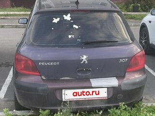 2004 Peugeot 307 I, фиолетовый, 110000 рублей, вид 2